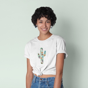 Floral Cactus Tee